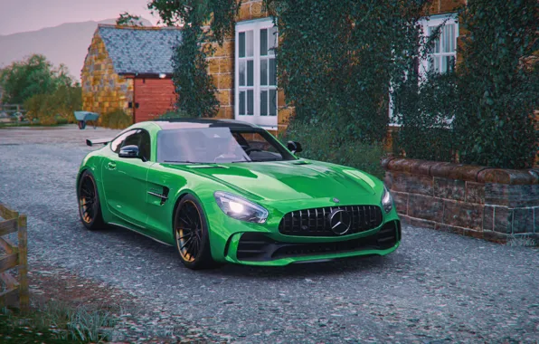 Picture Mercedes-Benz, Microsoft, game, AMG, GT R, Forza Horizon 4
