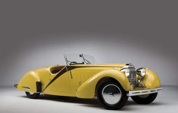 Picture Bugatti, Lights, Classic, Chrome, 1935, Classic car, Gran Turismo, Radiator, Type 57, Bugatti Type 57 …