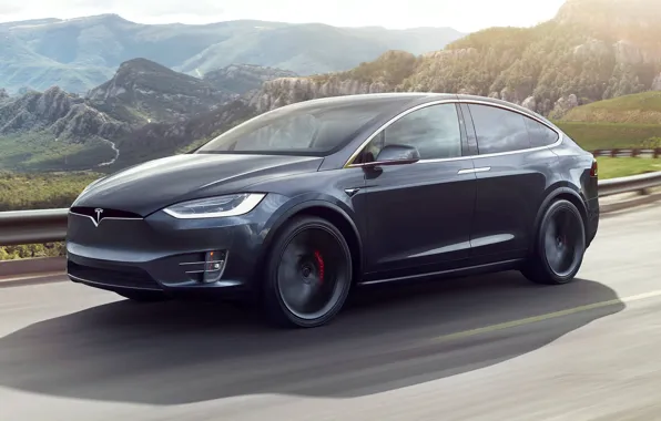 Picture Tesla, Model X, Electric car