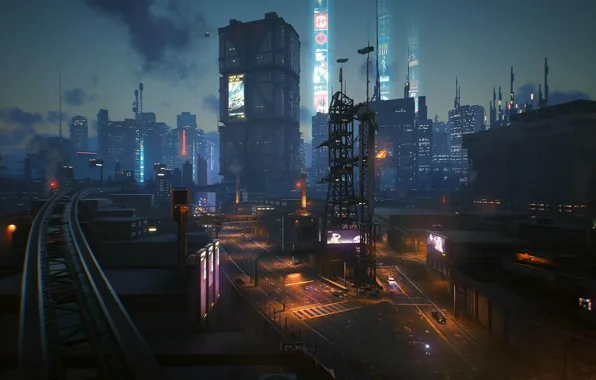 Wallpaper rpg, video game, night city, CD Projekt RED, Cyberpunk 2077 images  for desktop, section игры - download