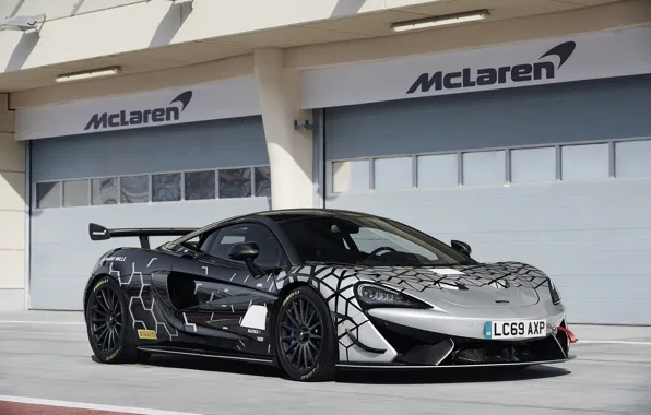Picture coupe, McLaren, boxes, 2020, V8 twin-turbo, 620R, 620 HP, 3.8 L.