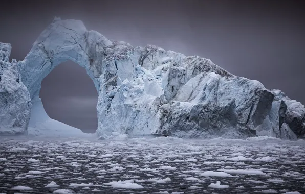 Picture ice, iceberg, Greenland