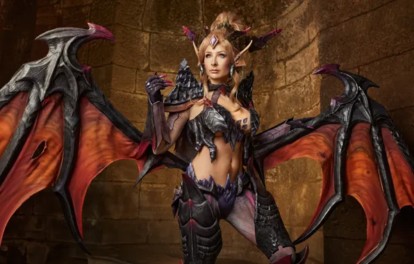 Picture cosplay, League of Legends, Zyra, Mikhail Davydov