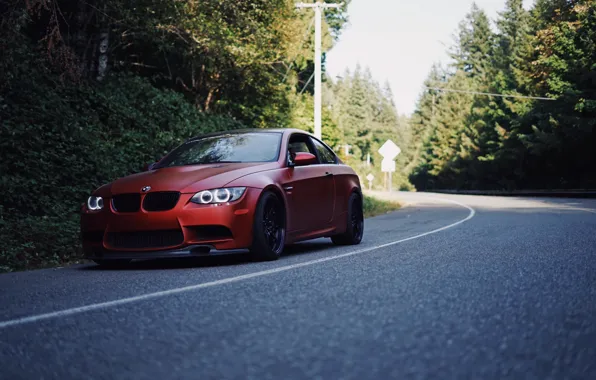Picture E92, Road, Trees, M3