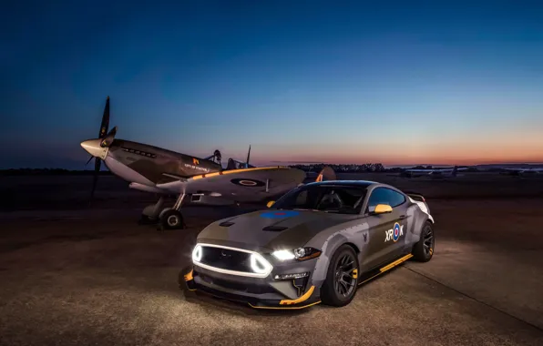 Picture Ford, the evening, RTR, 2018, Mustang GT, Eagle Squadron