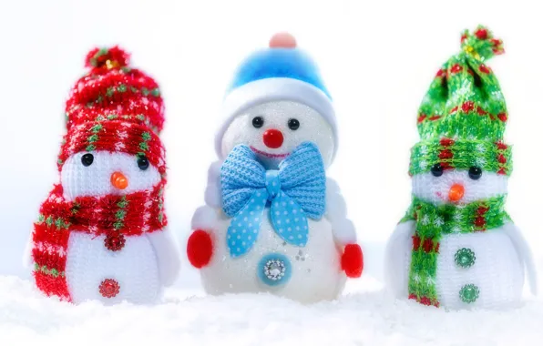 Picture macro, toy, snowman, snegovichok
