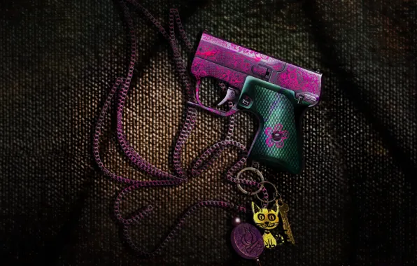 Picture the storm, game, gun, weapons, pink, children, the fire, art, USSR, chain, fabric, emo, game, …