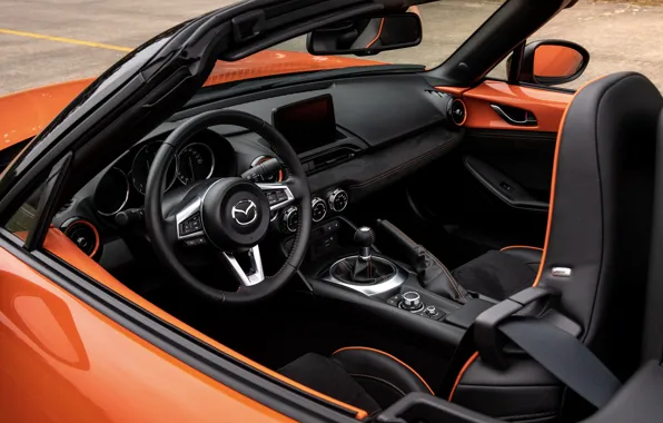 Picture orange, Mazda, Roadster, salon, MX-5, 30th Anniversary Edition, 2019