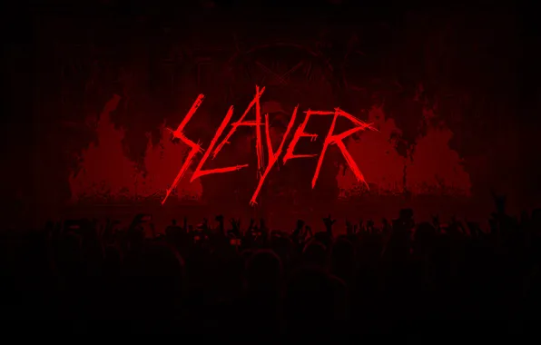 Picture metal, logo, band, slayer, thrash metal, concert