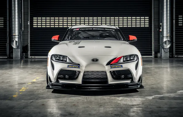 Picture coupe, Toyota, front view, Supra, 2020, diffuser, Gazoo Racing, GR Supra GT4