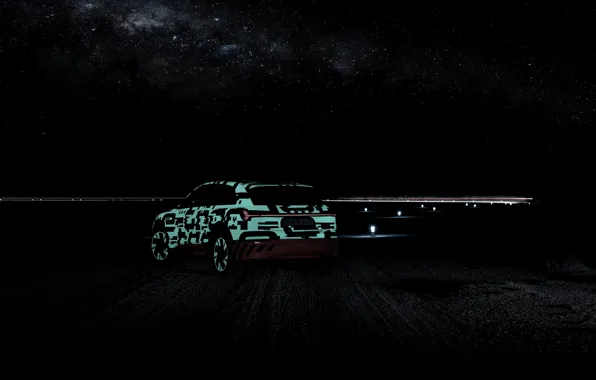 Picture the sky, night, Audi, 2018, E-Tron Prototype
