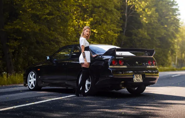 Picture Girl, Nissan, Skyline