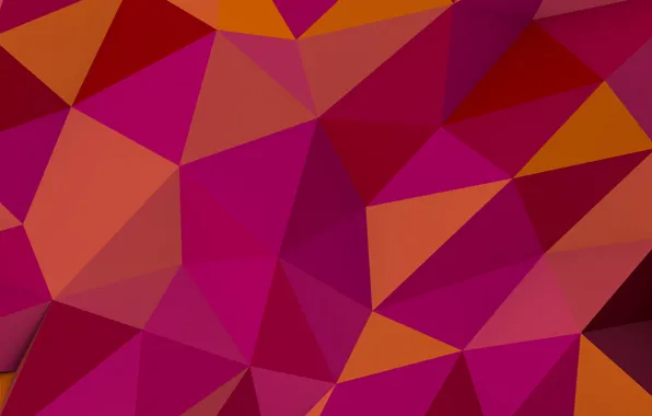 Picture background, triangles, corners, pink, background, pattern, orange, polyhedra, polygon