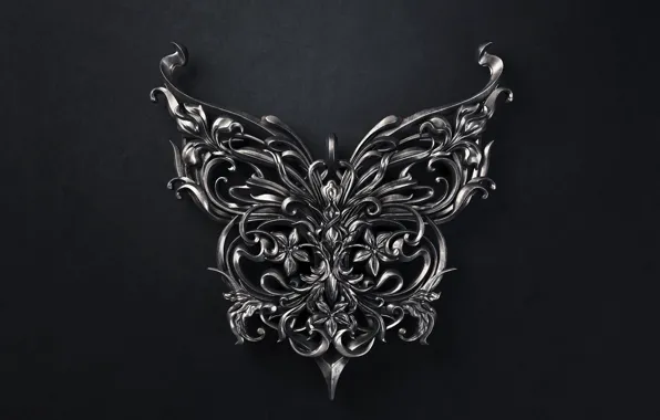 Picture butterfly, art, pendant, Sasha Vinogradova, Butterfly jewellery