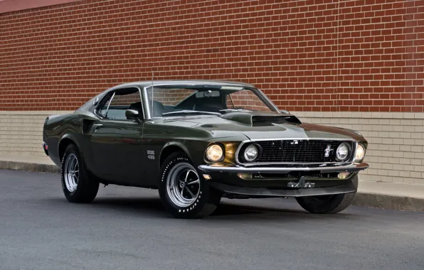 Picture 1969, Ford Mustang, Fastback, John Wick, Boss 429
