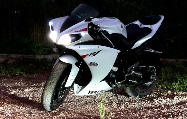 Picture Light, White, YZF-R1