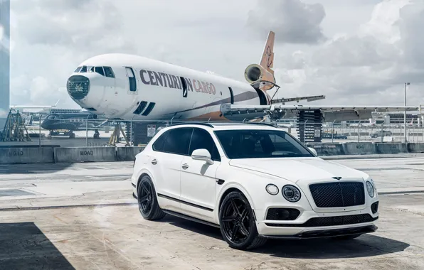 Picture Bentley, White, New, VAG, Aircraft, 2017, Bentayga