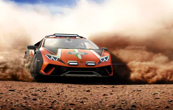 Picture Lamborghini, concept, sports car, Huracan, Dirt