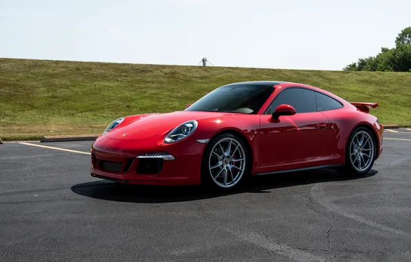 Picture 911, Porsche, red