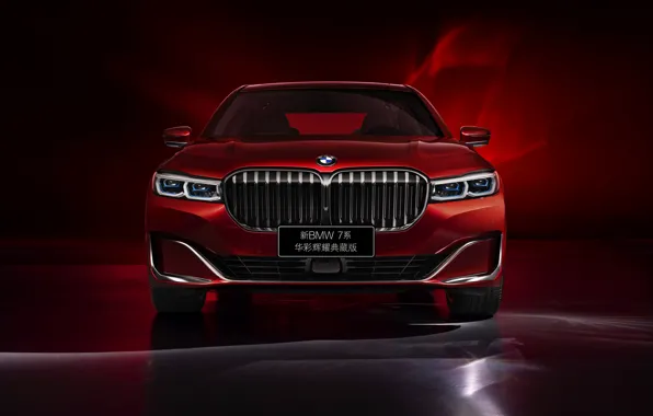 Picture BMW, sedan, front view, G12, 7, 7-series, 2019, Radiant Cadenza Immaculate Edition