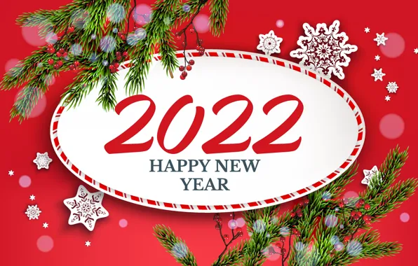 Picture snowflakes, branches, background, tree, figures, New year, new year, 2022
