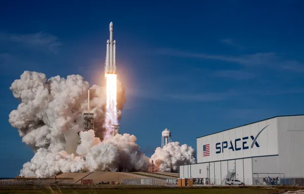 Picture USA, Rocket, Start, SpaceX, Cape Canaveral, Falcon Heavy