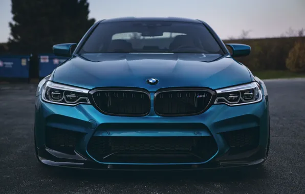 Picture BMW, Blue, Front, Face, Sight, LED, F90