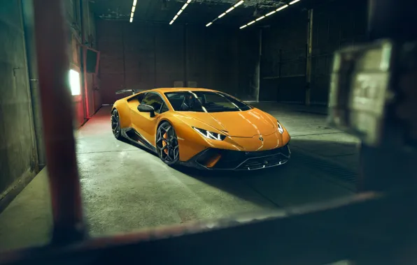 Picture Lamborghini, front view, 2018, Performante, Novitec, Huracan