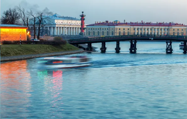 Picture bridge, Saint Petersburg, Russia