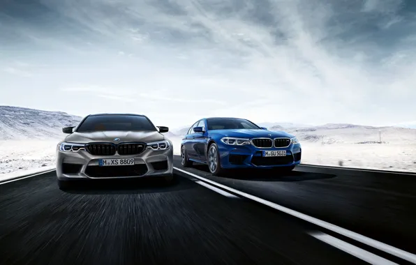 Picture road, BMW, 2018, M5, V8, F90, M5 Competition