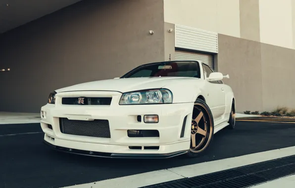 Picture GTR, Japan, Nissan, Classic, White, R34