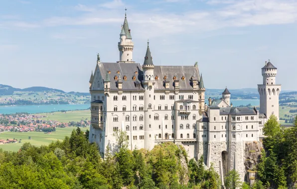 Picture mountains, castle, Germany, Germany, mountain, Neuschwanstein, Bavaria, Neuschwanstein Castle