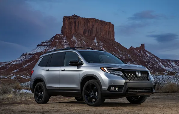 Picture the evening, Honda, 2019, Passport, before the rock