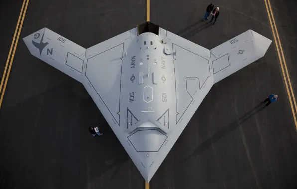 Picture USAF, UAV, X-47B, X-47B Pegasus, Strike UAVs
