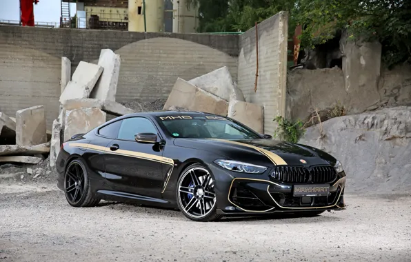Picture black, coupe, BMW, Manhart, 8-Series, 2019, Eight, G15, M850i, M8, MH8 600, V8 Twin-Turbo, 621 …