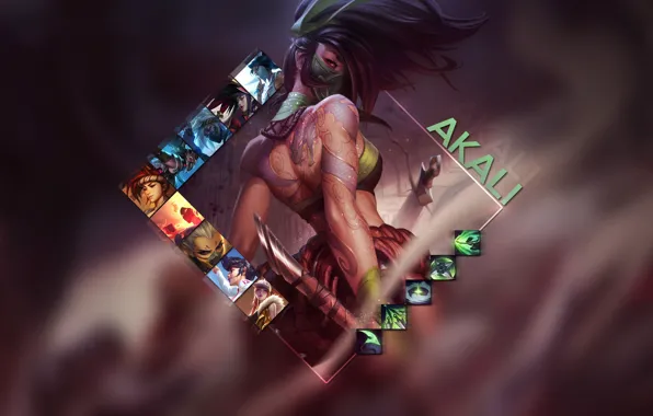 Picture the game, Akali, League of Legends