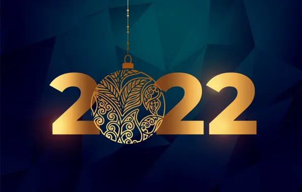 Picture background, ball, ball, Christmas, figures, New year, 2022