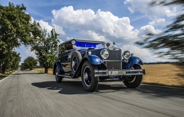 Picture road, 1932, Skoda, Skoda, 860 Cabriolet