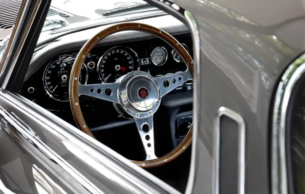 Picture The wheel, Dashboard, Jaguar E-Type