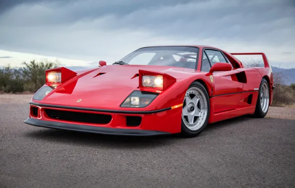 Picture Red, F40, Sky