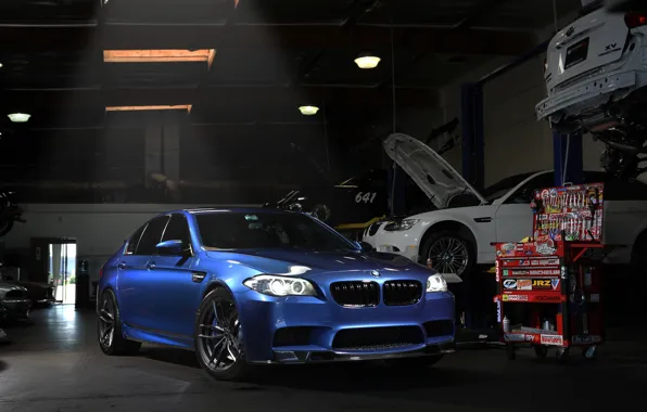 Picture Bmw, F10, M5, service station