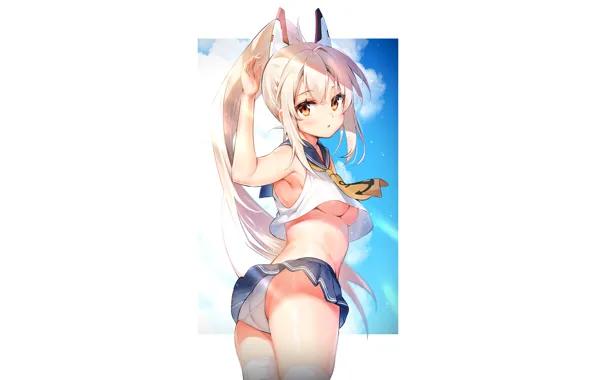 Picture kawaii, girl, sexy, ass, anime, butt, babe, cute, petite, ayanami, azur lane