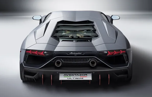 Picture rear view, Lamborghini Aventador, LP 780-4, Ultimae
