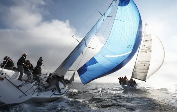 Picture the wind, race, sport, sails, team, regatta, The Baltic sea, гоночные яхты, спортивные яхты, Volvo …
