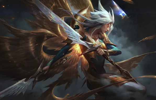 Picture game, art, Kayle, League_Of_Legends