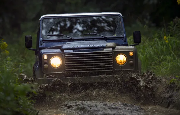 Picture dirt, Land Rover, Defender, 2013, Defender 90