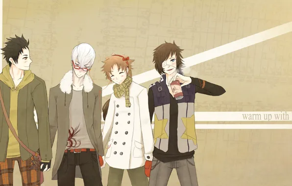 Picture style, background, guys, Sengoku Basara, The Era Of Unrest