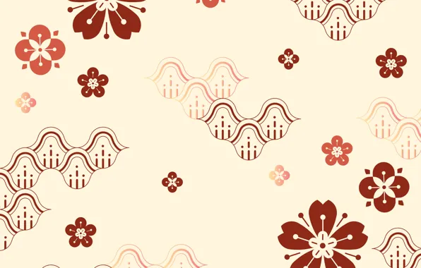 Picture flowers, background, pattern, texture, ornament