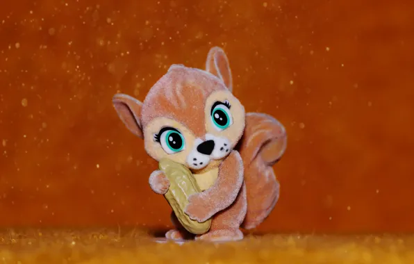 Picture background, toy, squirrel