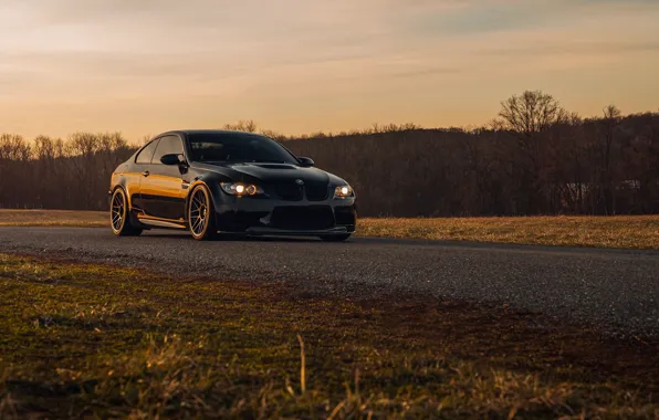 Picture BMW, Sunset, E92, M3